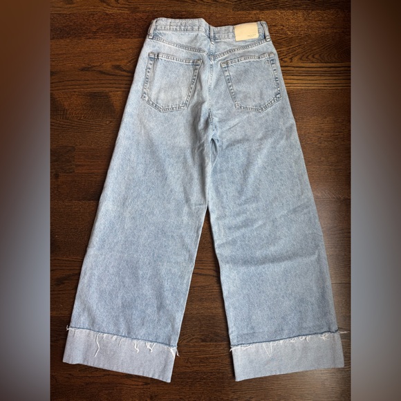 rag & bone Light Blue Wide Legged Jeans - Picture 5 of 6